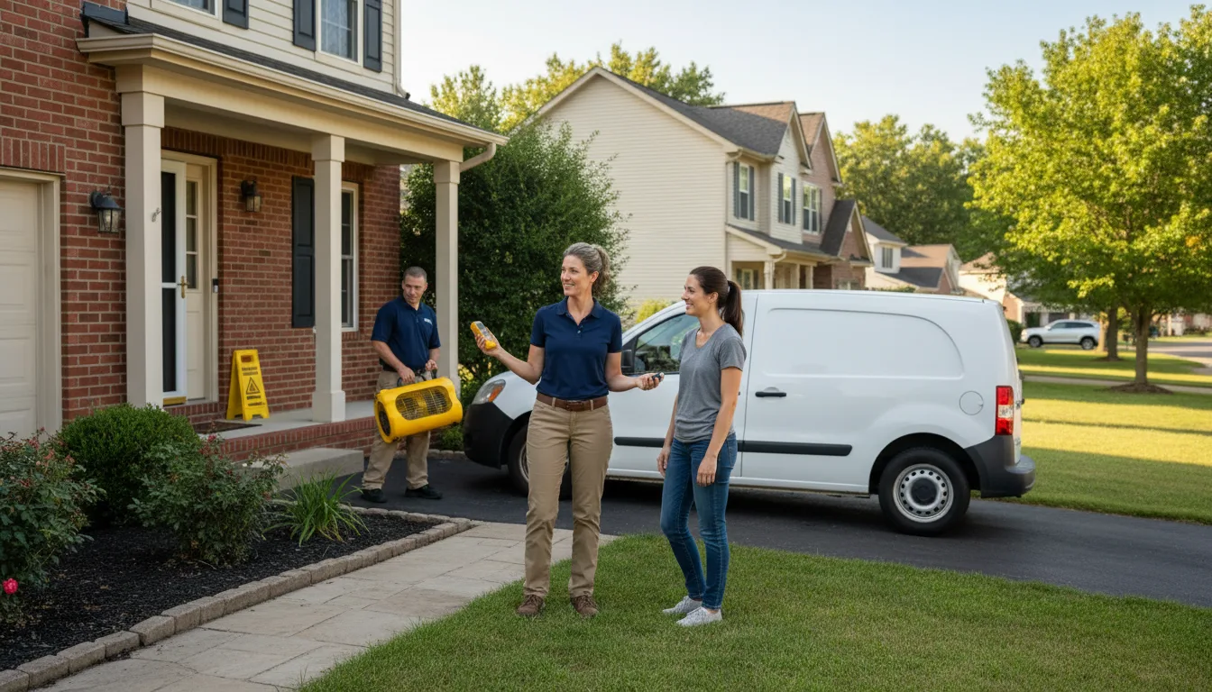 Water restoration image for Water Damage & Restoration Services in Folsom, CA